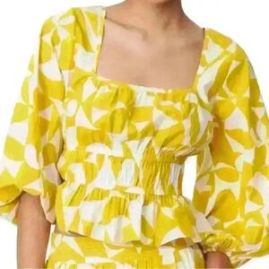 Circus NY Women's Cal Belled Sleeve Elastic Waist Top size S